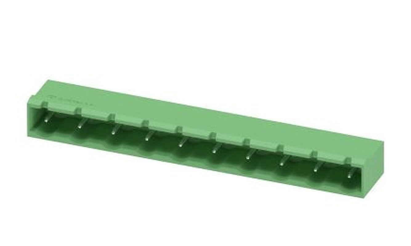 Phoenix Contact GMSTBA 2.5/10-G-7.62 Series Pluggable Terminal Block, 10-Contact, 7.62 mm Pitch, 1 Row, 1766314