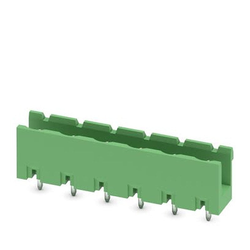 Phoenix Contact GMSTBV Series Straight Wave Soldering Mount PCB Header, 6 Contact(s), 7.5 mm Pitch, 1 Row, Shrouded