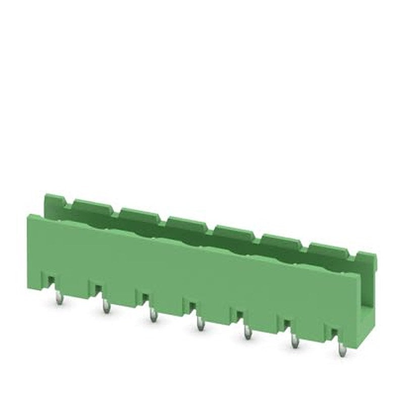 Phoenix Contact GMSTBV Series Straight Wave Soldering Mount PCB Header, 7 Contact(s), 7.5 mm Pitch, 1 Row, Shrouded