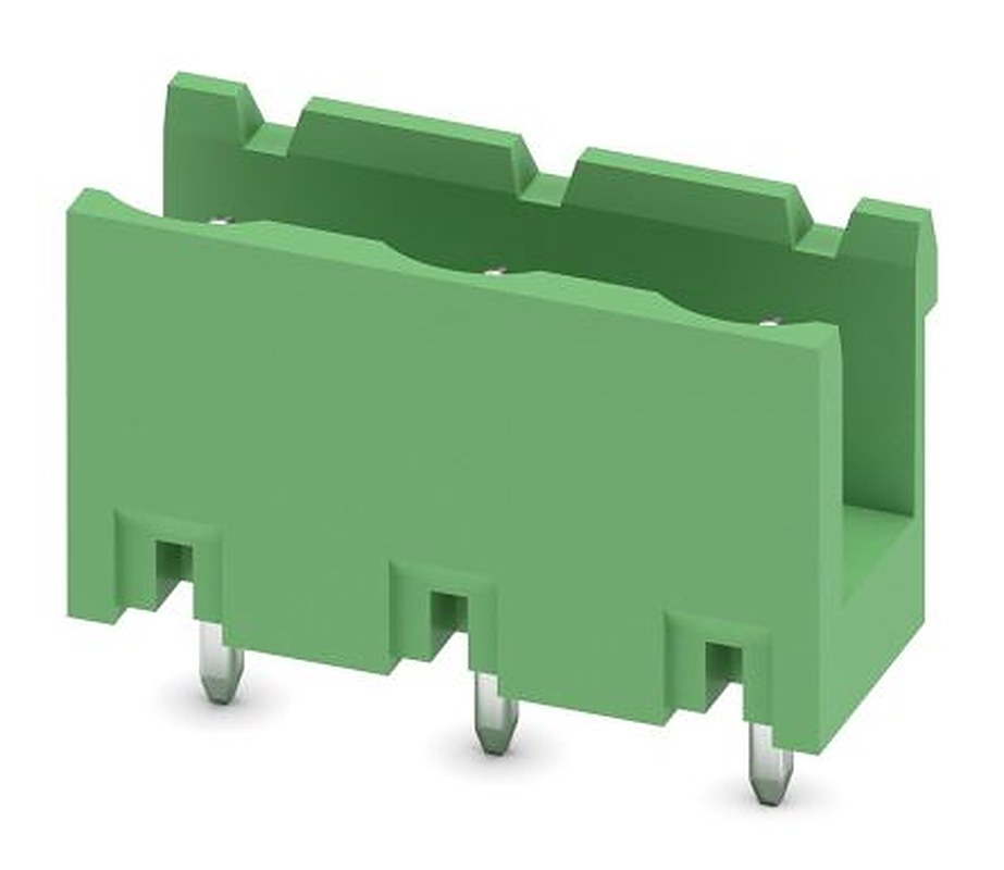 Phoenix Contact GMSTBV 2.5/ 3-G-7.62 Series Pluggable Terminal Block, 3-Contact, 7.62 mm Pitch, 1 Row, 1766576