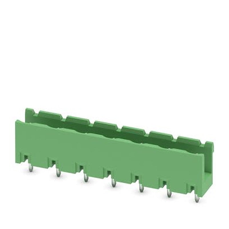 Phoenix Contact Straight Wave Soldering Mount PCB Header, 7 Contact(s), 7.62 mm Pitch, 1 Row, Unshrouded