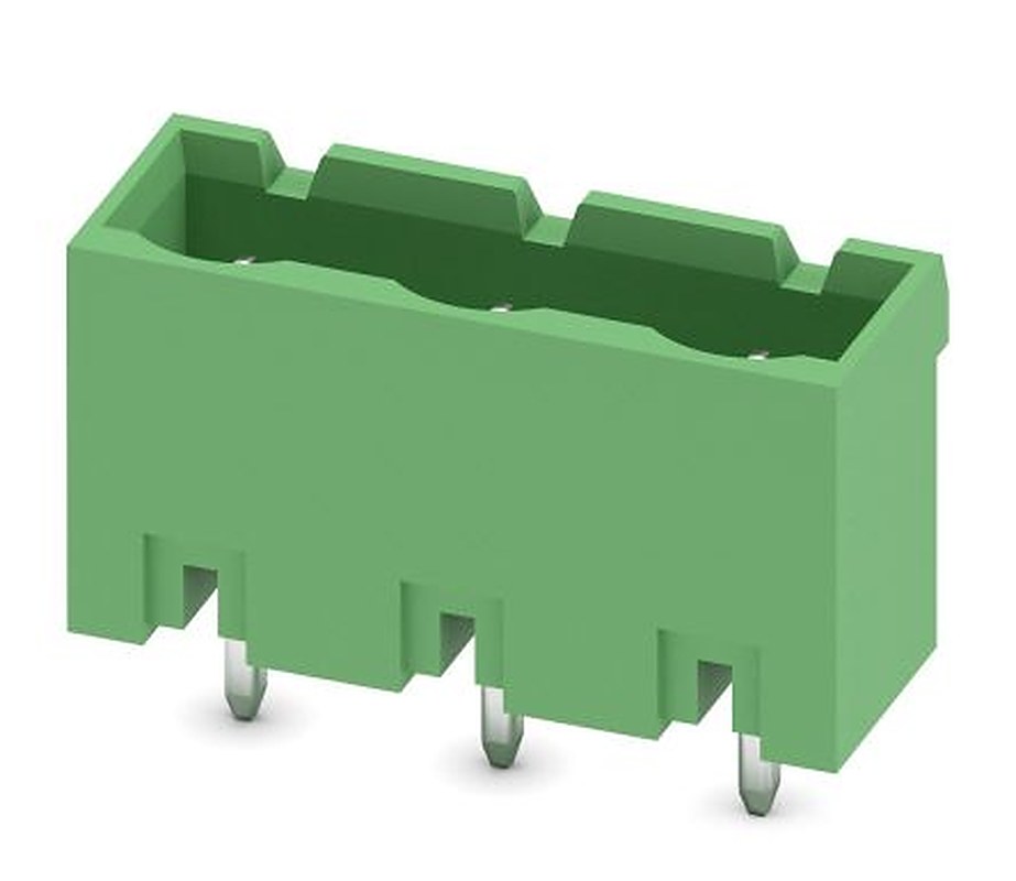Phoenix Contact GMSTBVA 2.5/ 3-G Series Pluggable Terminal Block, 3-Contact, 7.5 mm Pitch, 1 Row, 1766673