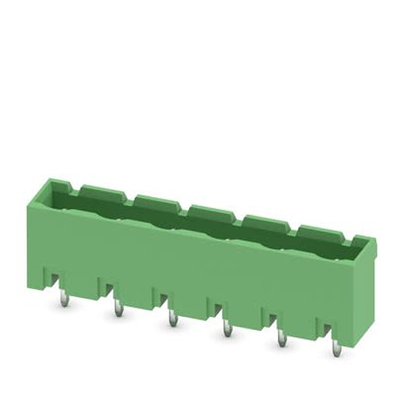 Phoenix Contact GMSTBVA 2/ 5-G Series Vertical Wave Soldering Mount PCB Header, 6 Contact(s), 7.5 mm Pitch, 1 Row,