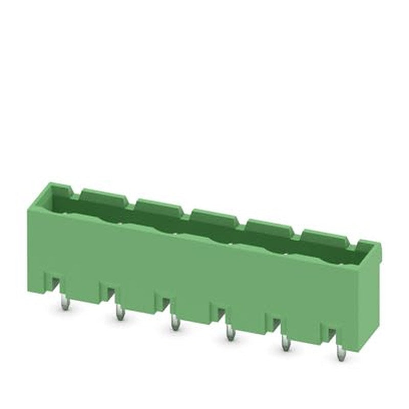 Phoenix Contact GMSTBVA 2/ 5-G Series Vertical Wave Soldering Mount PCB Header, 6 Contact(s), 7.62 mm Pitch, 1 Row,