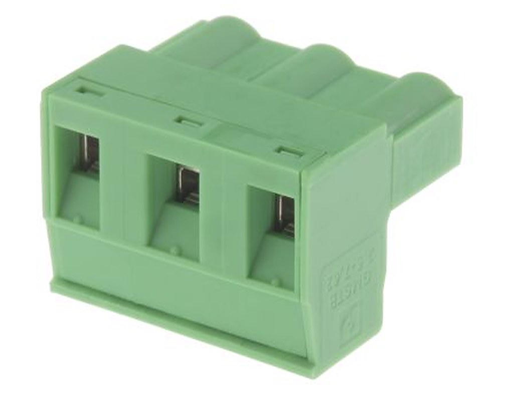 Phoenix Contact CLASSIC COMBICON GMSTB Series Pluggable Terminal Block, 3-Contact, 7.62 mm Pitch, 1 Row, 1767012