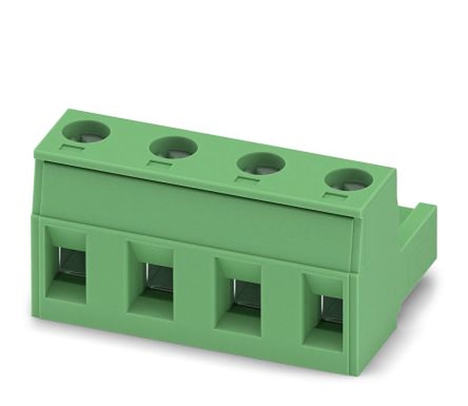Phoenix Contact GMSTB 2.5/4-ST-7.62 Series Pluggable Terminal Block, 4-Contact, 7.62 mm Pitch, 1 Row