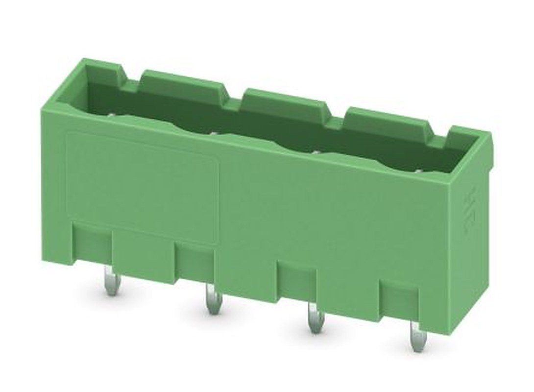 Phoenix Contact GMSTBVA 2.5 HC/ 6-G-7.62 Series Pluggable Terminal Block, 6-Contact, 7.62 mm Pitch, 1 Row, 1767050