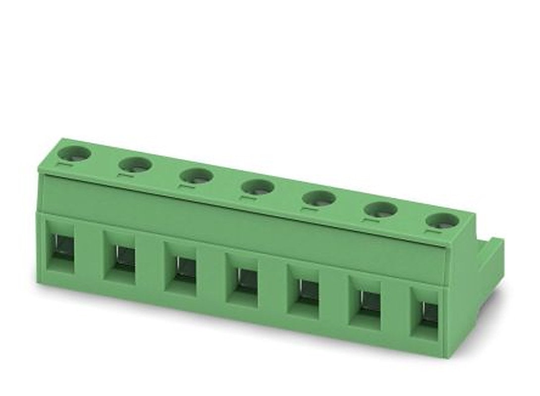 Phoenix Contact GMSTB 2.5/7-ST-7.62 Series Pluggable Terminal Block, 7-Contact, 7.62 mm Pitch, 1 Row, 1767054