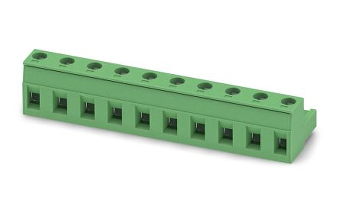 Phoenix Contact GMSTB 2.5/10-ST-7.62 Series Pluggable Terminal Block, 10-Contact, 7.62 mm Pitch, 1 Row, 1767083
