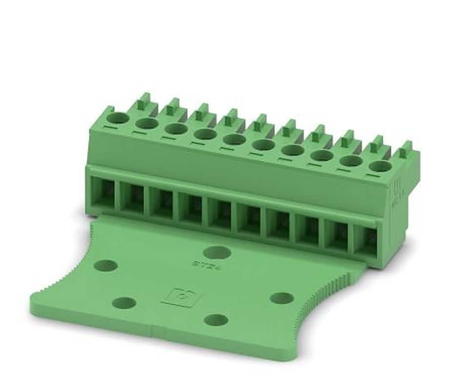 Phoenix Contact MC 1.5/10-STZ4-3.81 Series Pluggable Terminal Block, 10-Contact, 3.81 mm Pitch, 1 Row, 1767209