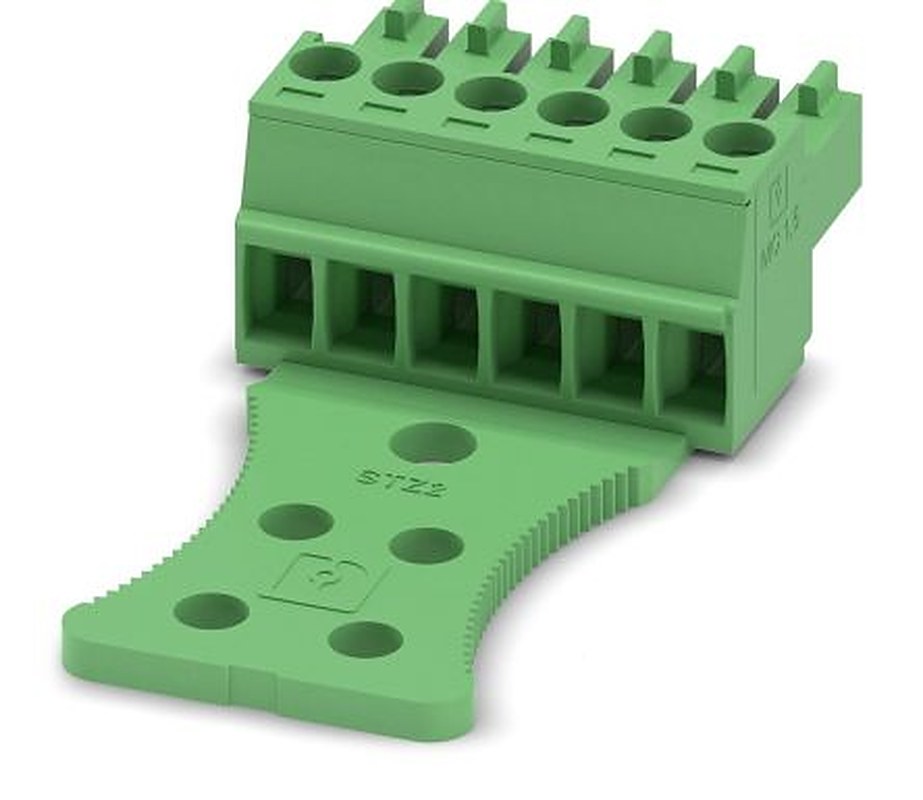 Phoenix Contact MC 1.5/6-STZ2-3.5 Series Pluggable Terminal Block, 6-Contact, 3.5 mm Pitch, 1 Row, 1767610