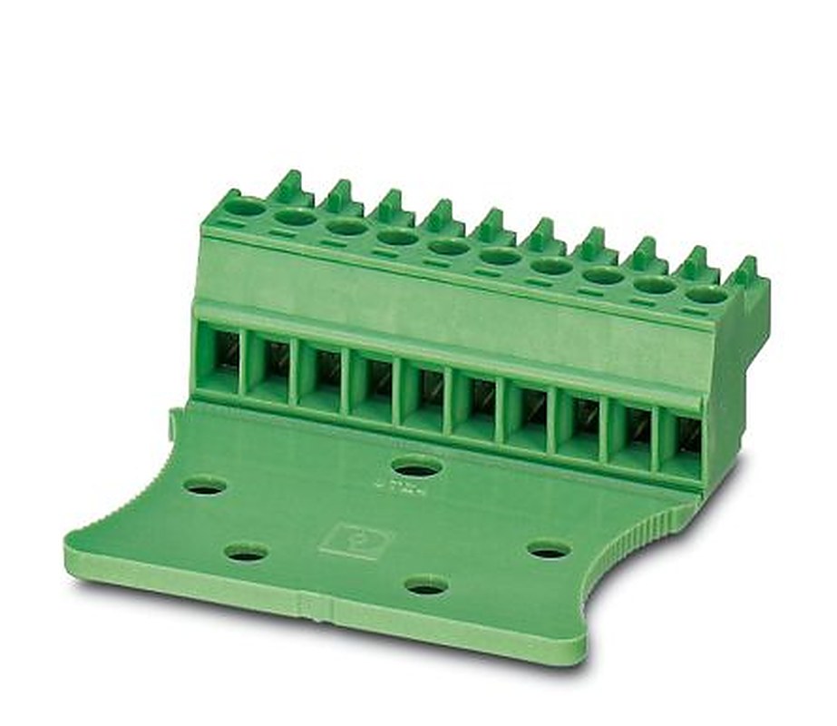 Phoenix Contact MC 1.5/9-STZ12-3.81 Series Pluggable Terminal Block, 9-Contact, 3.81 mm Pitch, 1 Row, 1767733