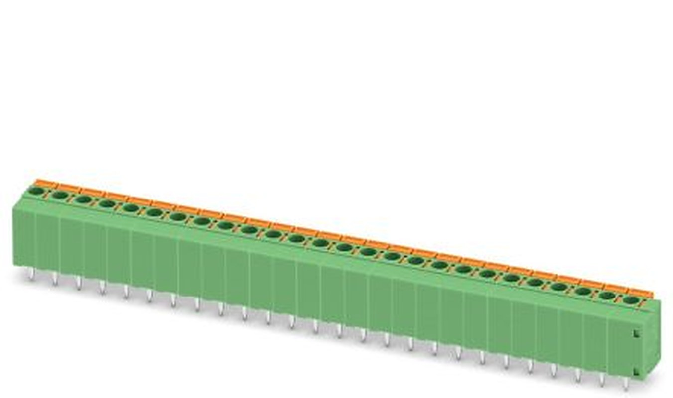 Phoenix Contact FFKDSA1/V1-5.08-26 Series Right Angle PCB Terminal Block, 26 Contact(s), 5.08 mm Pitch, 1 Row