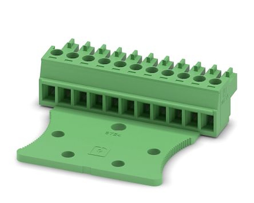 Phoenix Contact MC 1.5/11-STZ4-3.81 Series Pluggable Terminal Block, 11-Contact, 3.81 mm Pitch, 1 Row, 1768965