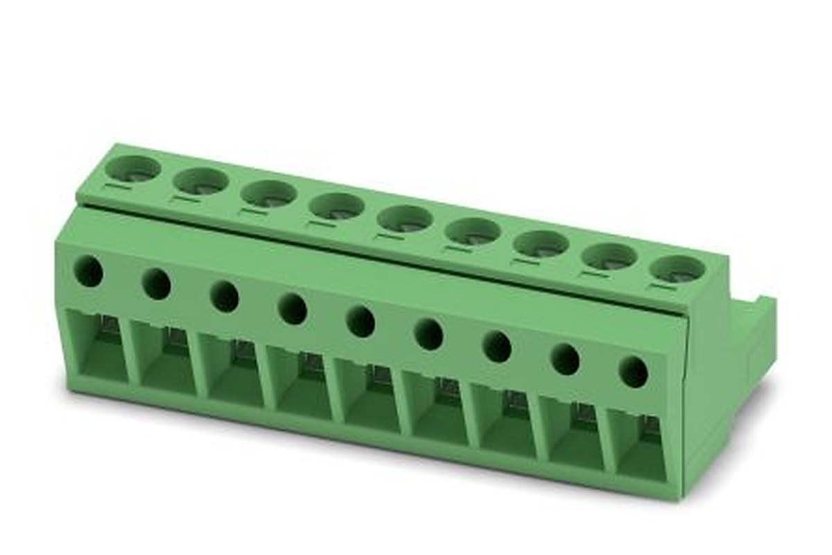 Phoenix Contact MSTBP 2.5/9-ST-5.08 Series Pluggable Terminal Block, 9-Contact, 5.08 mm Pitch, 1 Row, 1769081