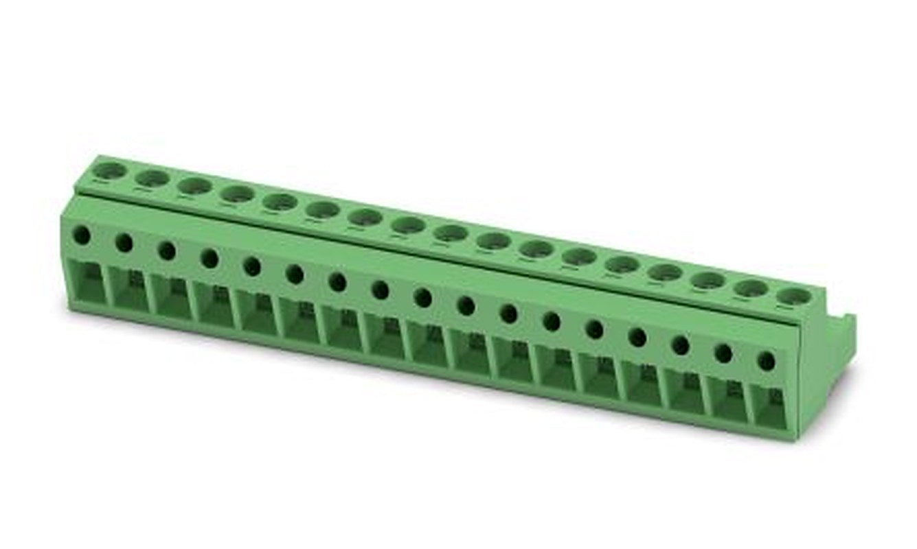 Phoenix Contact MSTBP 2.5/17-ST-5.08 Series Pluggable Terminal Block, 17-Contact, 5.08 mm Pitch, 1 Row, 1769162
