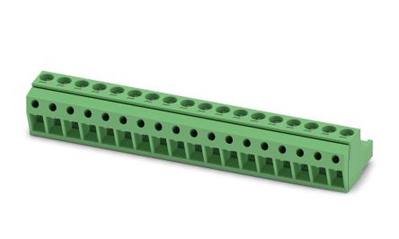 Phoenix Contact MSTBP 2.5/18-ST-5.08 Series Pluggable Terminal Block, 18-Contact, 5.08 mm Pitch, 1 Row, 1769175