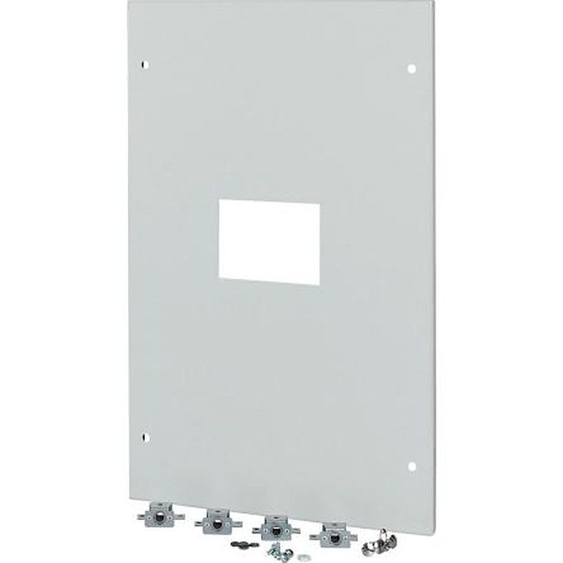 Eaton Grey 1 Gang Front Plate Steel Faceplate