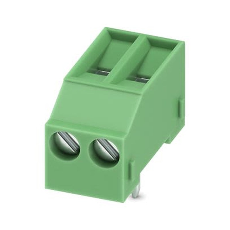 Phoenix Contact MKDSFW 3 Series PCB Terminal Block, 2-Contact, 5 mm Pitch, Wave Soldering Mount, 1 Row