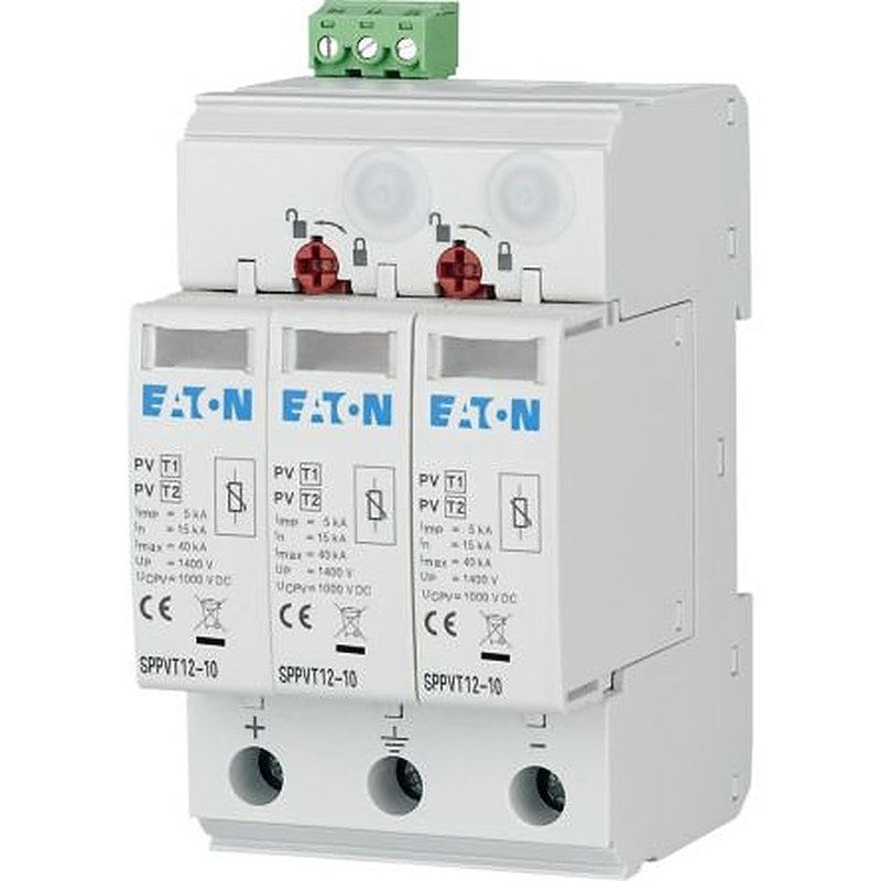 Eaton Surge Protector, 40 kA, 2.6 kV, DIN Rail