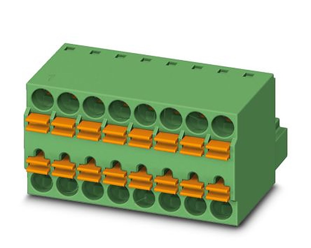 Phoenix Contact TFMC 1.5/9-ST-3.5 Series Pluggable Terminal Block, 9-Contact, 3.5 mm Pitch, 1 Row, 1772689