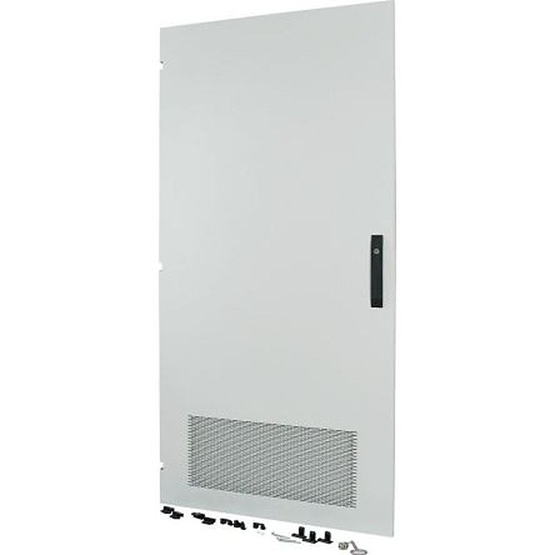 Eaton xEnergy Main Series Lockable Steel Black RAL 7035 Single Door, 1615 mm H, 795mm W, 35 mm D, 35 mm L for Use with