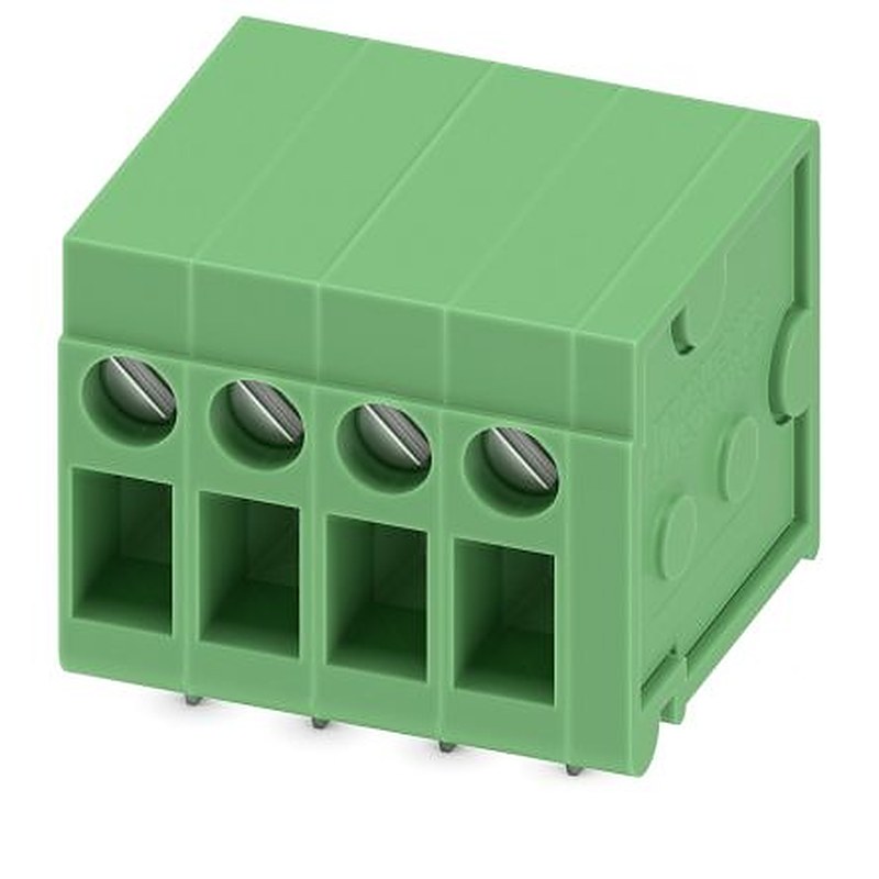 Phoenix Contact FRONT 2.5-H/SA10- 4 Series Horizontal PCB Terminal Block, 4 Contact(s), 5 mm Pitch, 1 Row