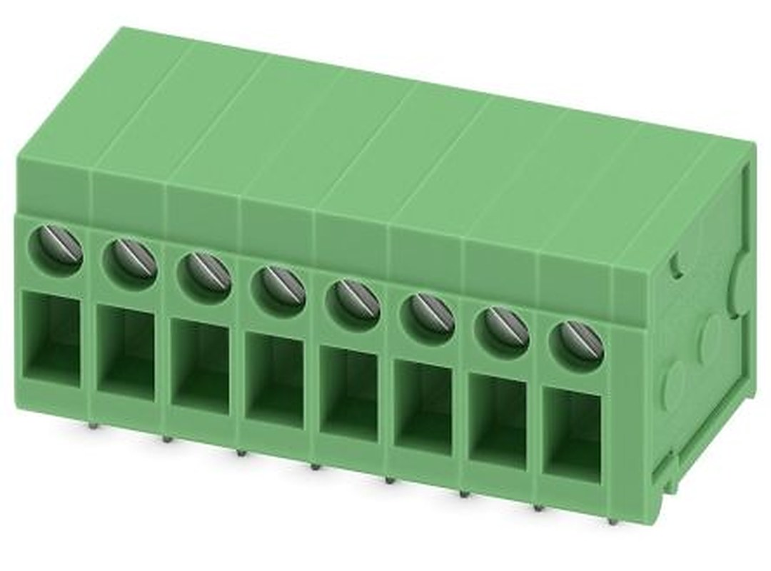 Phoenix Contact FRONT 2.5-H/SA10- 8 Series Horizontal PCB Terminal Block, 8 Contact(s), 5 mm Pitch, 1 Row