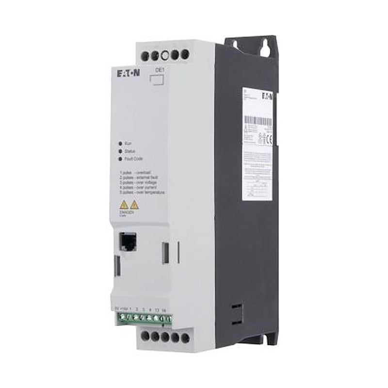 Eaton Variable Speed Starter, 0.55 kW, 1 Phase, DE1 Series 230V 2.7 A