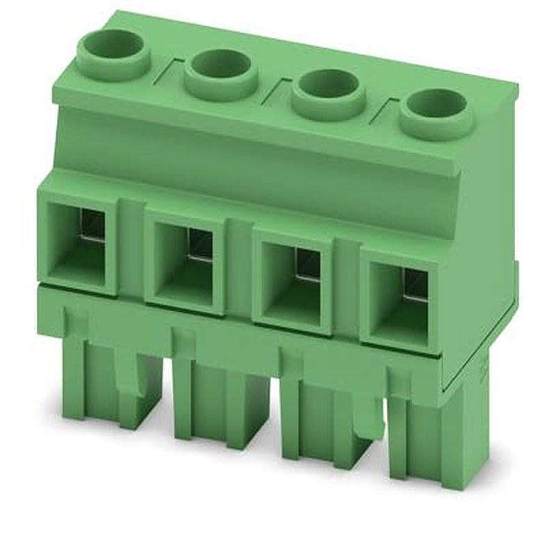 Phoenix Contact GMVSTBR Series PCB Connector, 4-Contact, 7.62 mm Pitch, Screw, 1 Row Screw