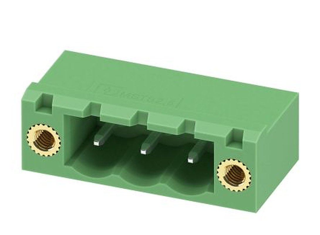 Phoenix Contact Pluggable Terminal Block, 3-Contact, 5.08 mm Pitch, 1 Row, 1776511