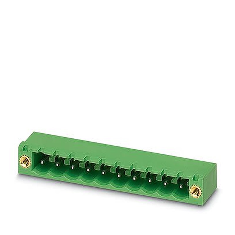 Phoenix Contact Straight Wave Soldering Mount PCB Header, 5.08 mm Pitch, 1 Row, Shrouded