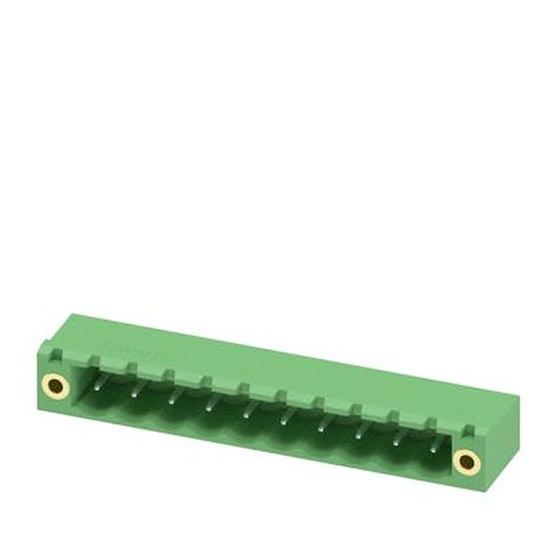 Phoenix Contact Straight Solder PCB Header, 10 Contact(s), 5 mm Pitch, 1 Row, Shrouded