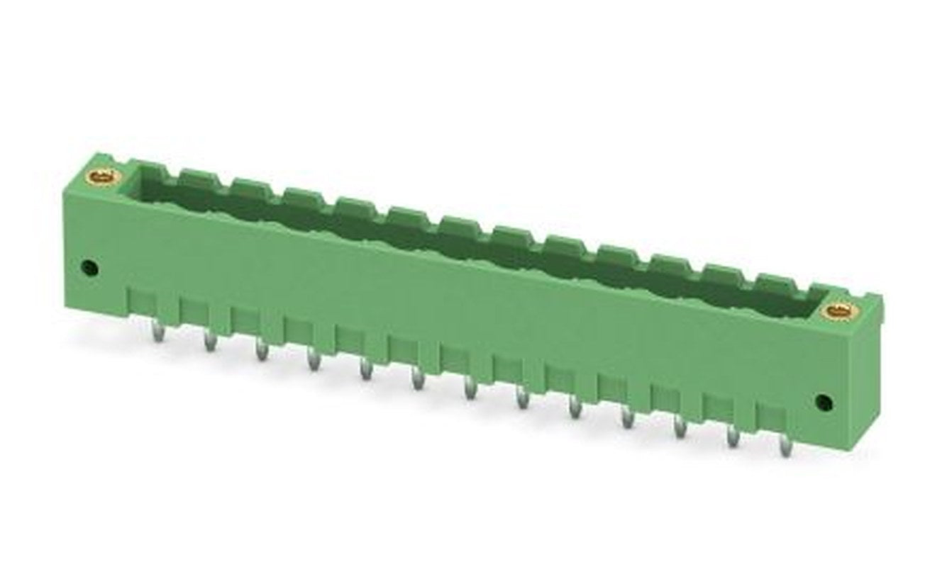 Phoenix Contact MSTBV 2.5/13-GF-5.08 Series Pluggable Terminal Block, 13-Contact, 5.08 mm Pitch, 1 Row, 1777183