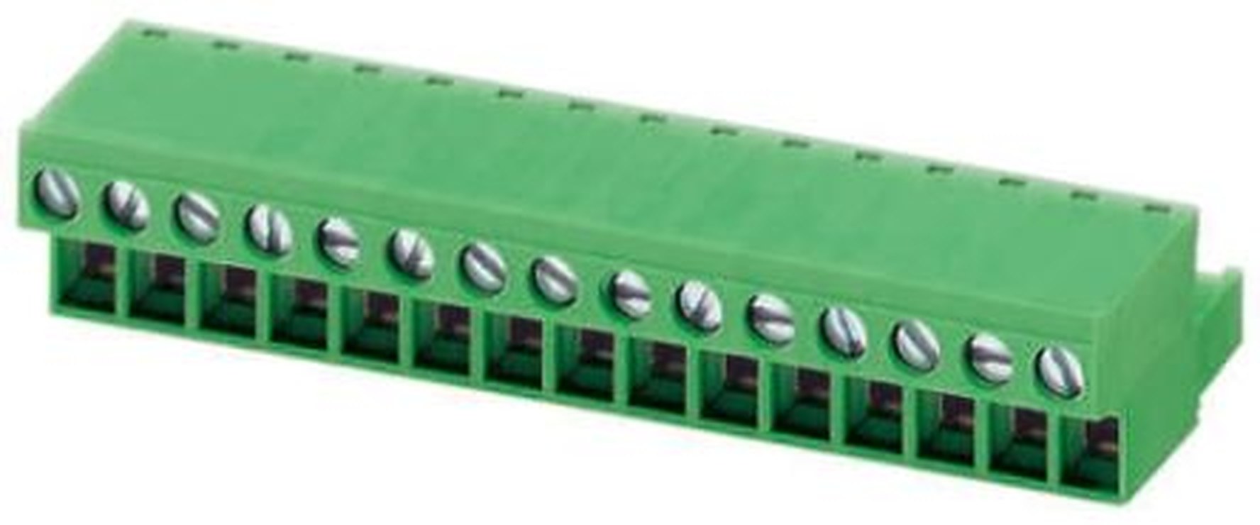 Phoenix Contact FRONT-MSTB 2.5/2-ST-5.08 Series Pluggable Terminal Block, 8-Contact, 5.08 mm Pitch, 1 Row, 1777345