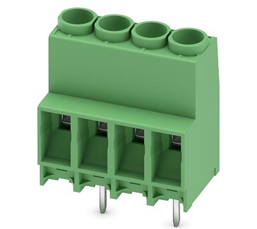 Phoenix Contact MKDS 5N HV/4-ZB-6.35 Series PCB Terminal Block, 4 Contact(s), 6.35 mm Pitch, 1 Row