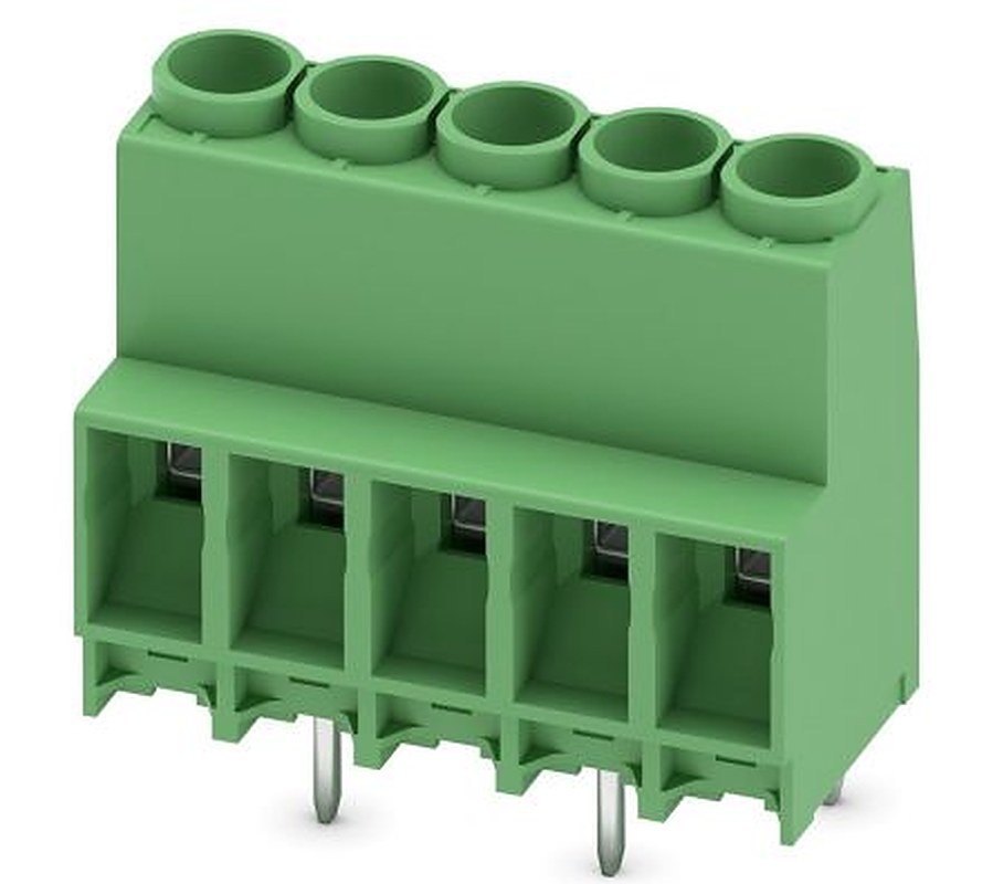 Phoenix Contact MKDS 5N HV/5-ZB-6.35 Series PCB Terminal Block, 5 Contact(s), 6.35 mm Pitch, 1 Row