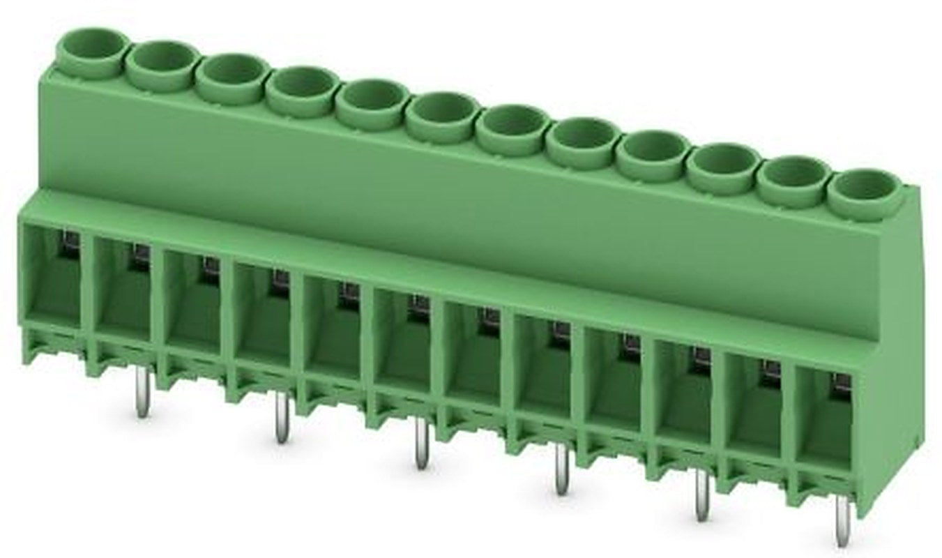 Phoenix Contact MKDS 5N HV/12-ZB-6.35 Series PCB Terminal Block, 12 Contact(s), 6.35 mm Pitch, 1 Row