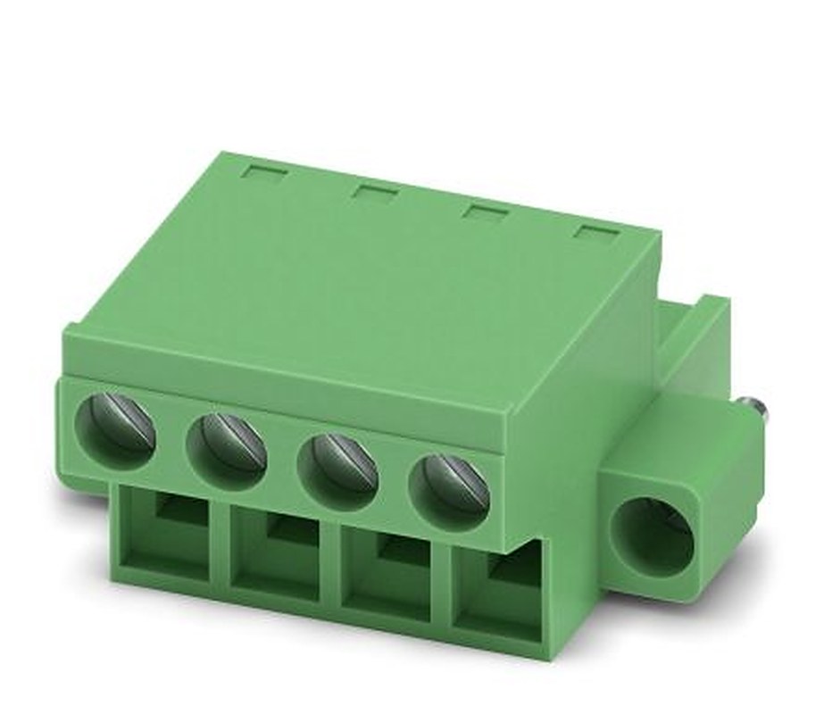 Phoenix Contact FRONT-MSTB 2.5/4-STF-5.08 Series Pluggable Terminal Block, 4-Contact, 5.08 mm Pitch, 1 Row
