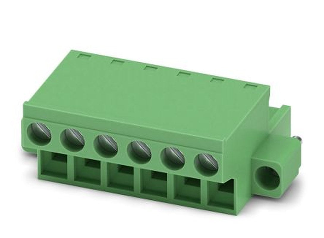 Phoenix Contact FRONT-MSTB 2.5/6-STF-5.08 Series Pluggable Terminal Block, 6-Contact, 5.08 mm Pitch, 1 Row, 1777840