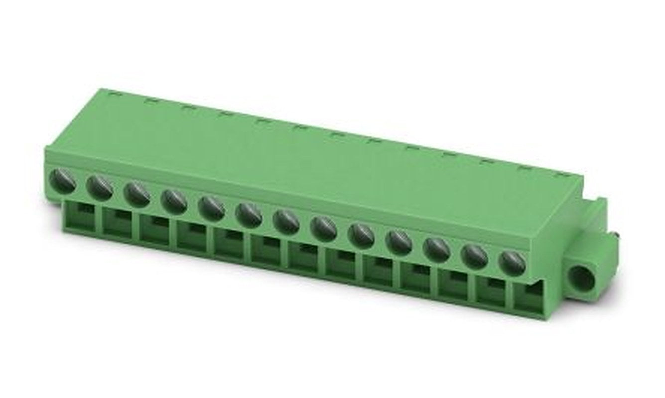 Phoenix Contact FRONT-MSTB 2.5/13-STF-5.08 Series Pluggable Terminal Block, 13-Contact, 5.08 mm Pitch, 1 Row, 1777905