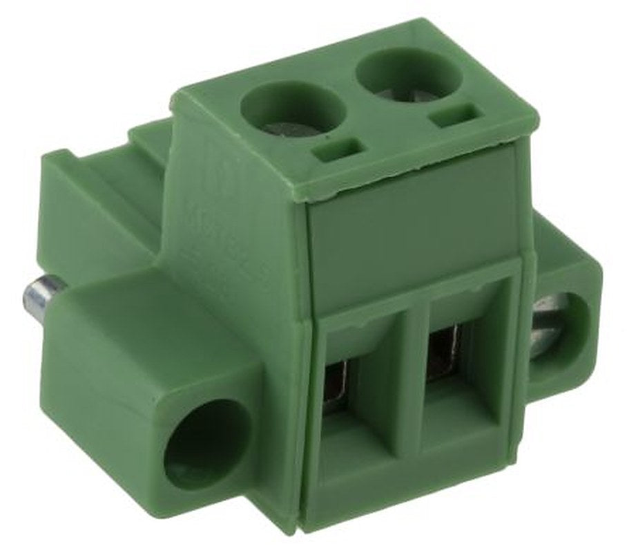 Phoenix Contact MSTB 2.5/2-STF-5.08 Series Pluggable Terminal Block, 2-Contact, 5.08 mm Pitch, 1 Row, 1777989