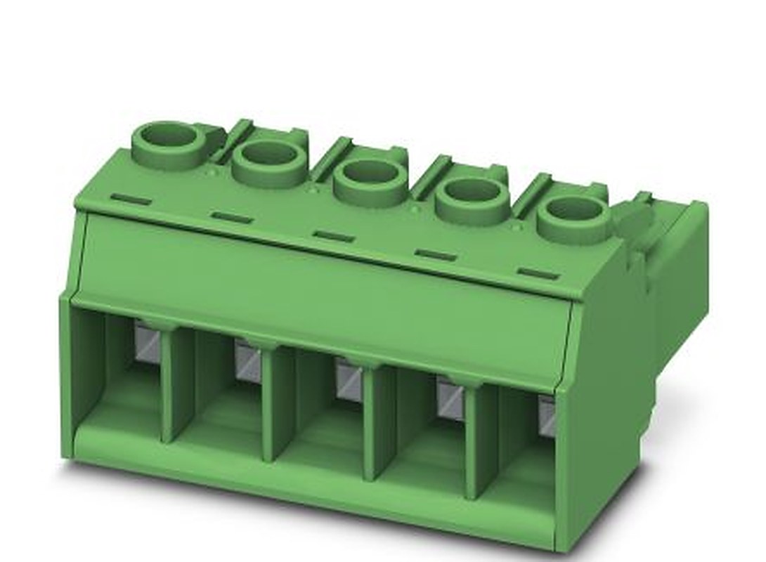 Phoenix Contact PC 5/8-ST2-7.62 Series Pluggable Terminal Block, 8-Contact, 7.62 mm Pitch, 1 Row, 1778007