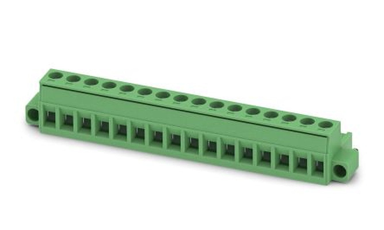 Phoenix Contact MSTB 2.5/16-STF-5.08 Series Pluggable Terminal Block, 16-Contact, 5.08 mm Pitch, 1 Row