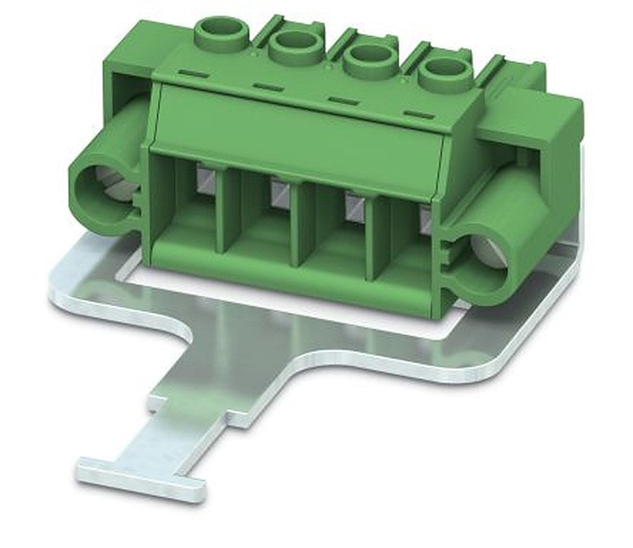 Phoenix Contact PC 5/7-STF-SH1-7.62 Series Pluggable Terminal Block, 7-Contact, 7.62 mm Pitch, 1 Row, 1778201