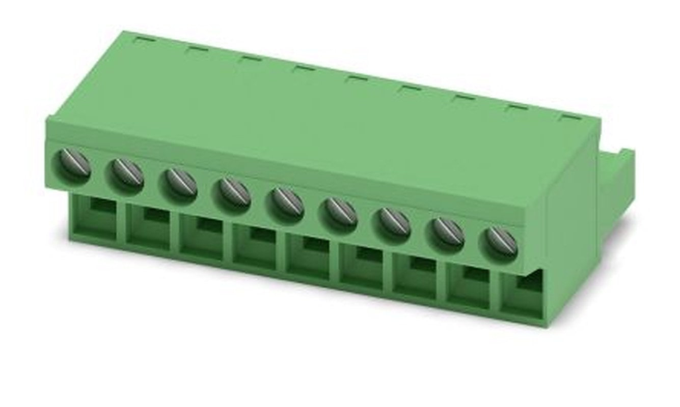 Phoenix Contact FRONT-MSTB 2.5/9-ST Series Pluggable Terminal Block, 9-Contact, 5 mm Pitch, 1 Row, 1779482