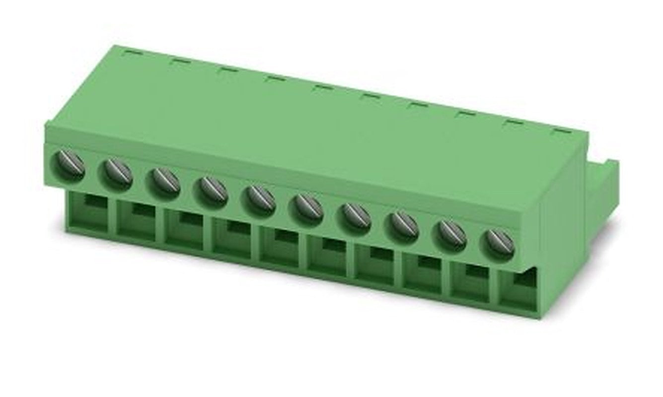 Phoenix Contact FRONT-MSTB 2.5/10-ST Series Pluggable Terminal Block, 10-Contact, 5 mm Pitch, 1 Row, 1779495