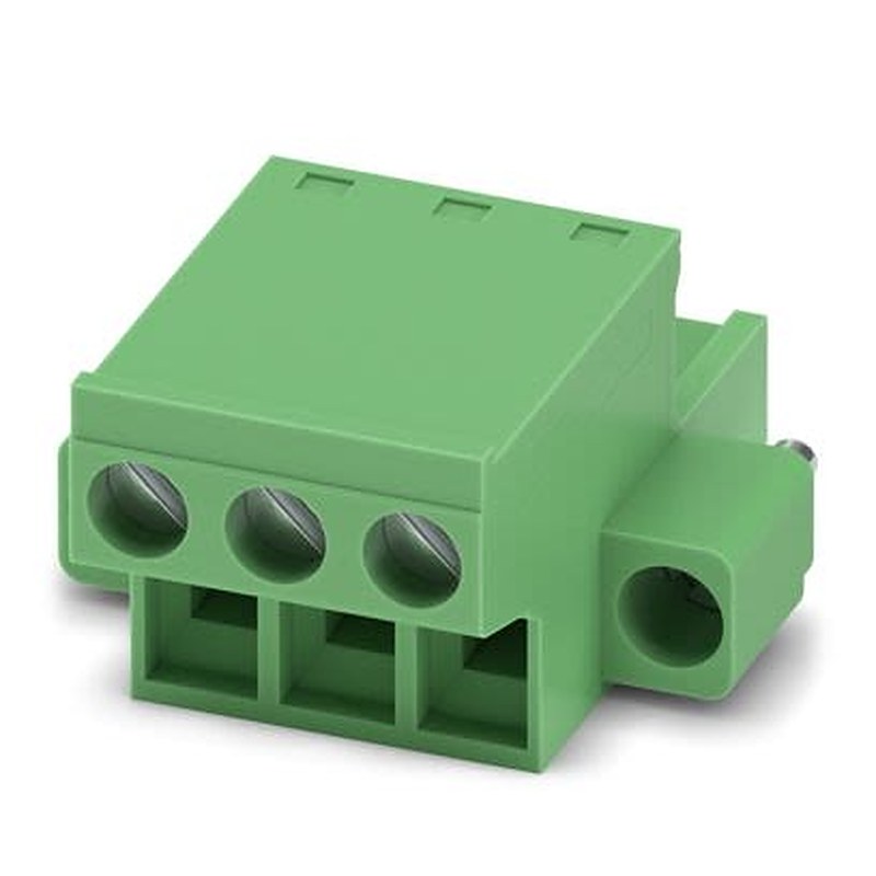 Phoenix Contact 5/..-STF, FRONT-MSTB 2 Series Pluggable Terminal Block, 3-Contact, 5 mm Pitch, 1 Row, 1779657