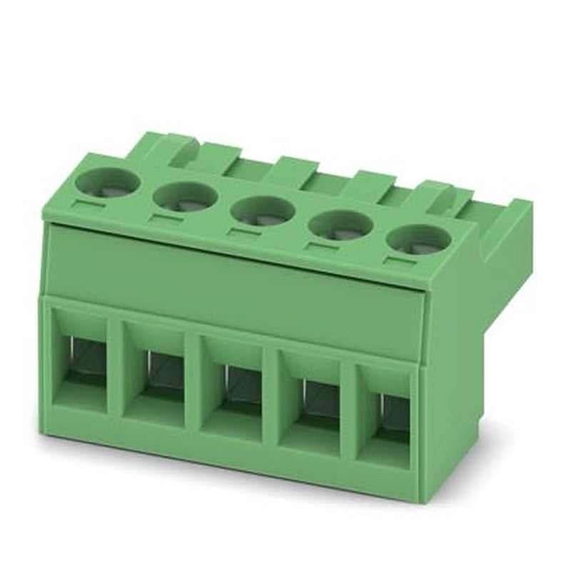 Phoenix Contact 5/..-ST, MSTBT 2 Series Pluggable Terminal Block, 5-Contact, 5 mm Pitch, 1 Row, 1779864