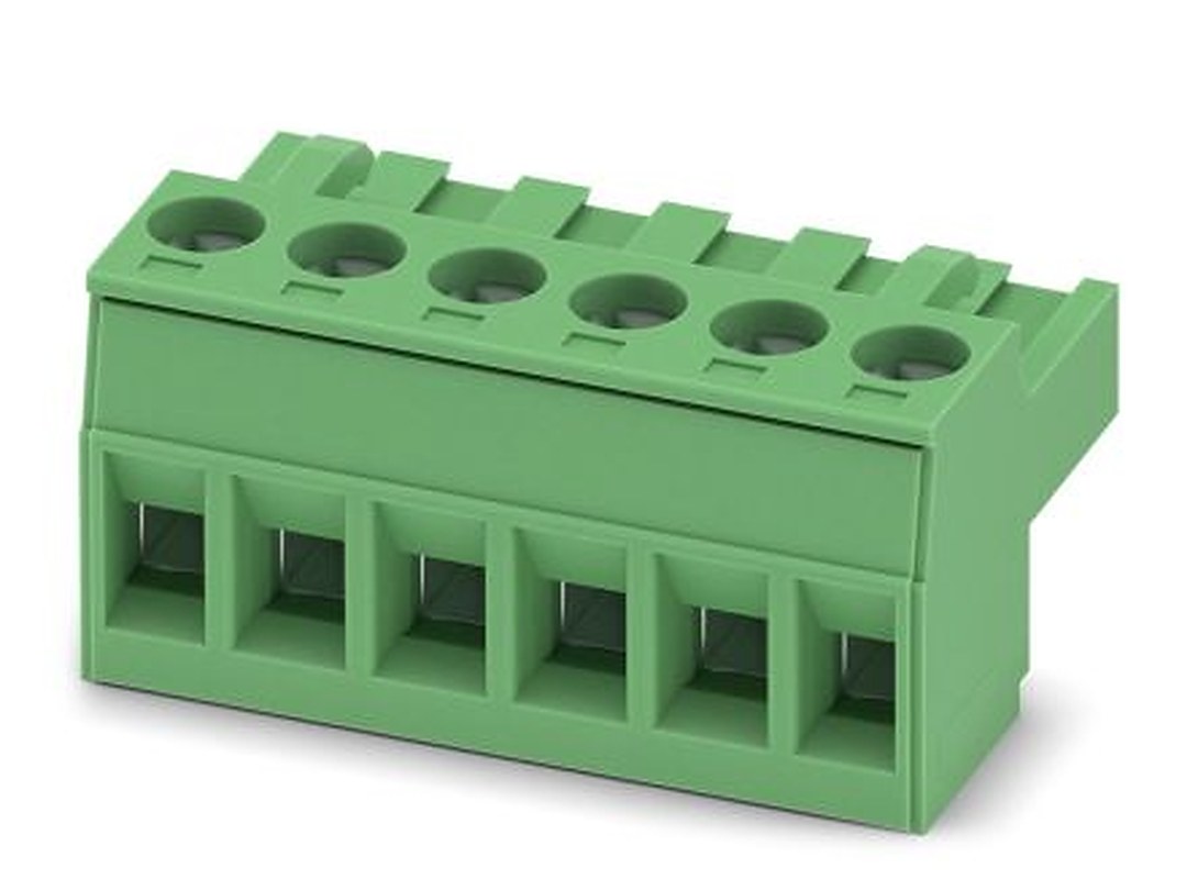 Phoenix Contact MSTBT 2.5/6-ST Series Pluggable Terminal Block, 6-Contact, 5 mm Pitch, 1 Row, 1779877